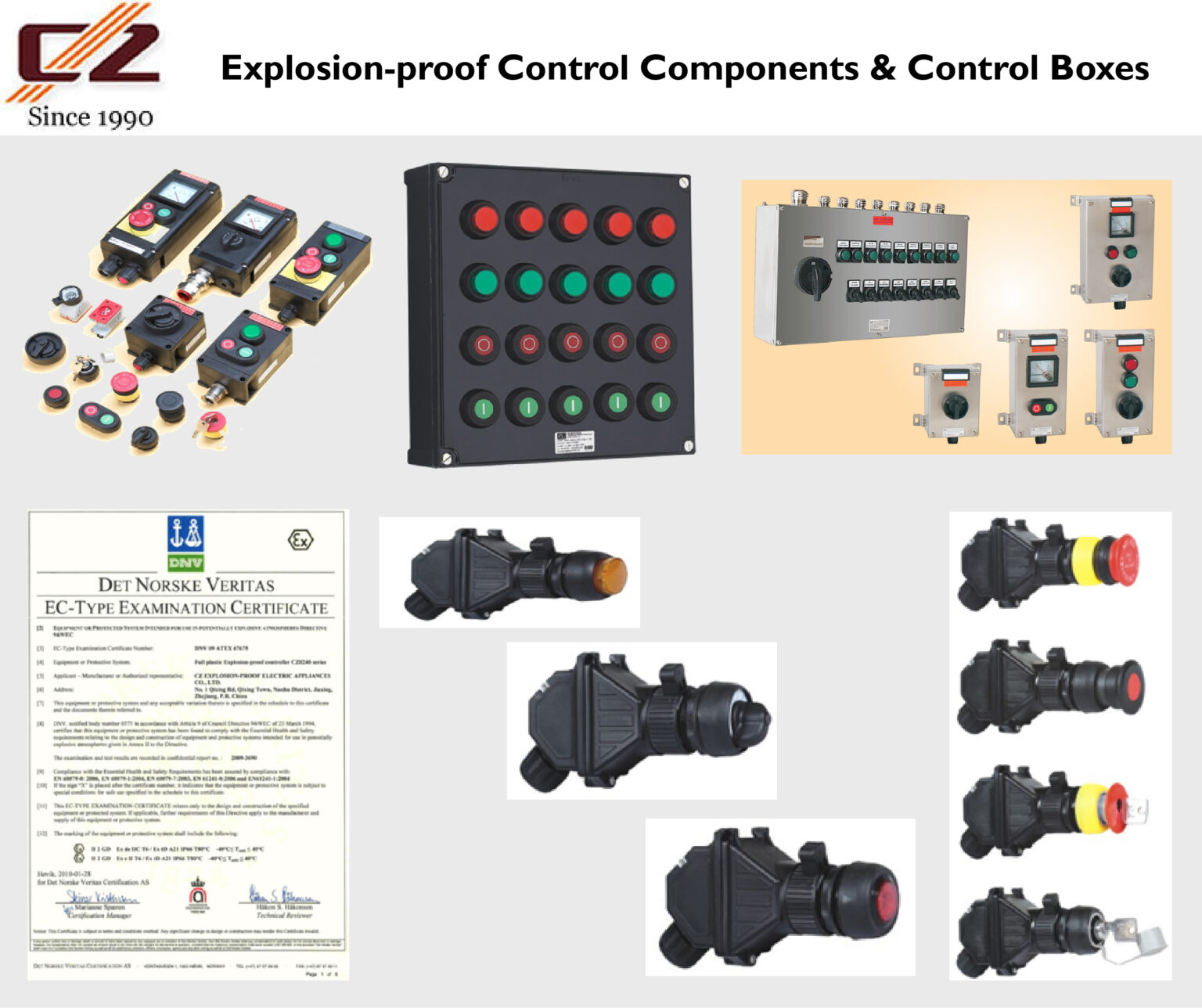 ตวแทนบรษท CZ Electric Co Ltd Explosion proof Electrical ผ